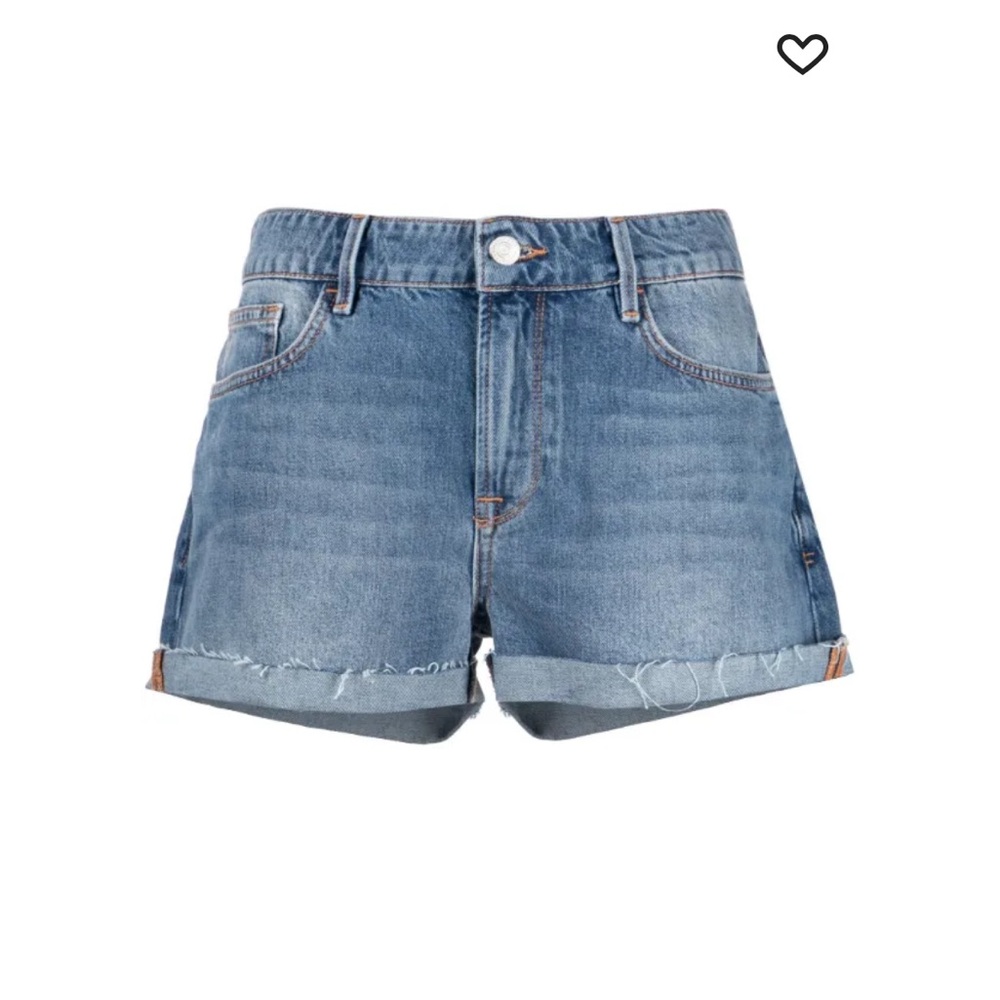 FRAME Le Grand Garçon Denim Shorts